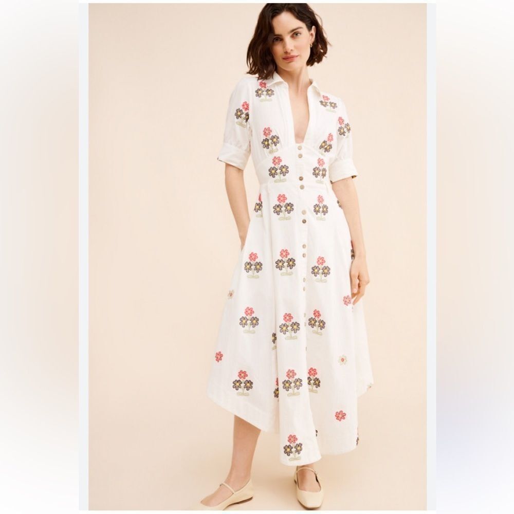 $228 size 4 Free People Piru Midi Dress
Free People